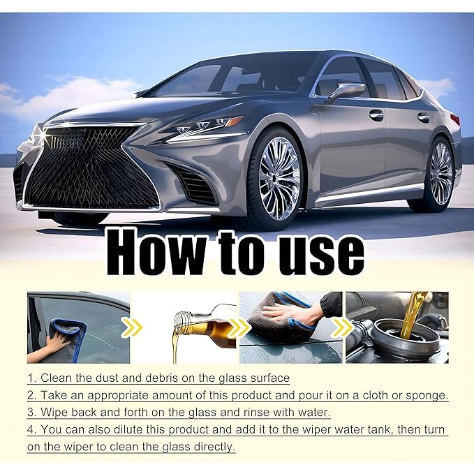 Windshield Glass Oil Film Cleaner (Buy 1 Get 1 Free)